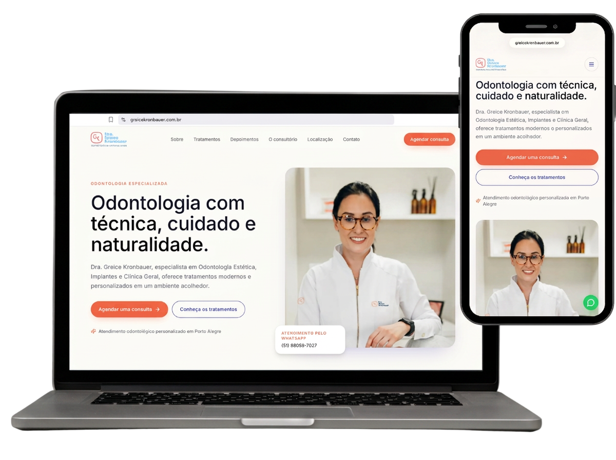 Site da Dra. Greice Kronbauer